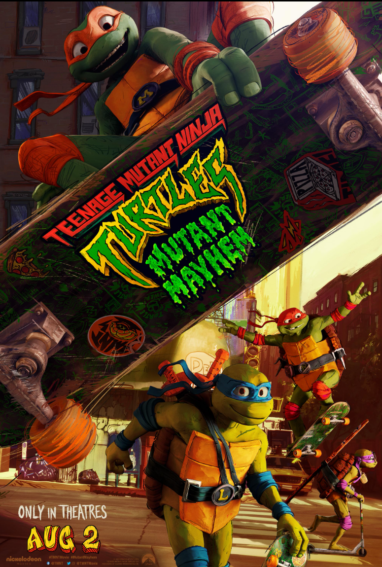 FREE SUMMER MOVIE SERIES: Teenage Mutant Ninja Turtles: Mutant Mayhem (PG)
