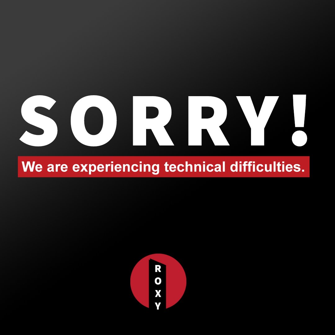 Due to technical difficulties, today's showing of It Ends with Us has been canceled. We apologize for any inconvenience and will continue to keep you updated if there are further schedule changes.